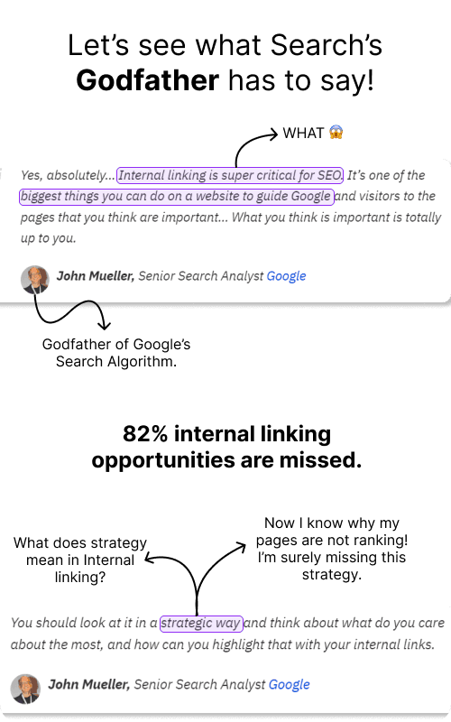 What Google's Search Algorithm's Godfather has to say about internal linking